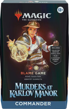 Magic the Gathering Murders at Karlov Manor Commander Deck: Blame Game