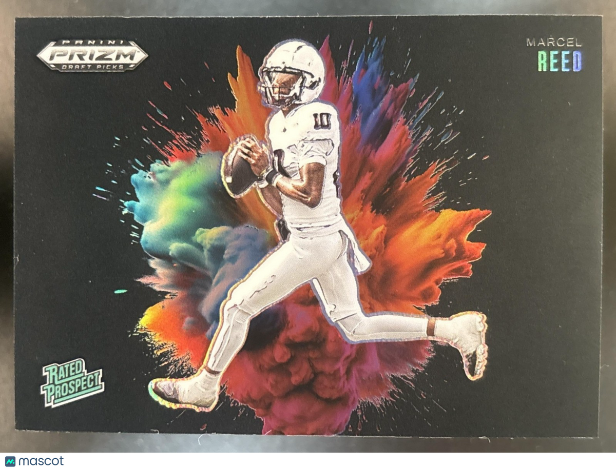 2025 Panini Prizm Draft Picks Marcel Reed Black Color Blast #7 Texas A&M Aggies