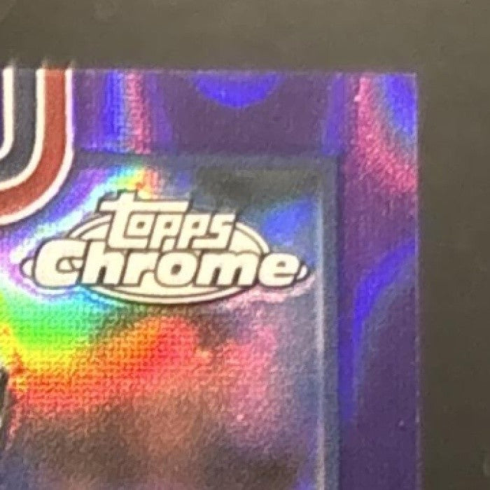2025 Topps Chrome Abdul Carter Rookie Auto Purple Lava /75 RC New York Giants