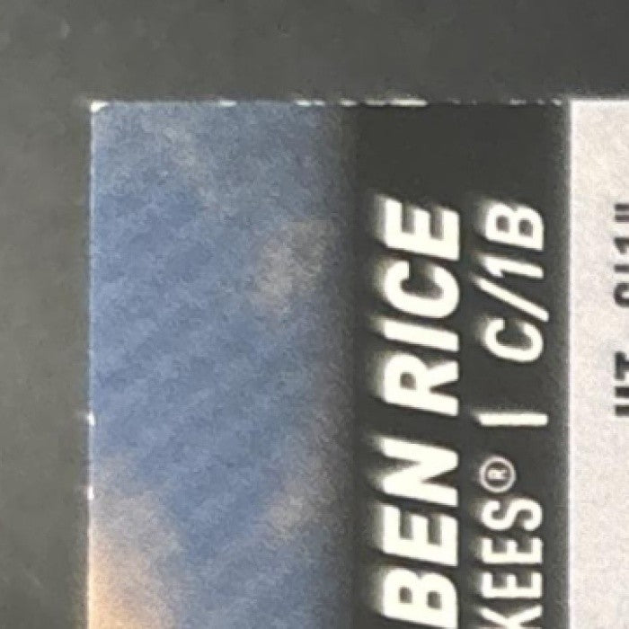 2025 Topps Stadium Club Ben Rice Auto #SCBA-BR RC New York Yankees