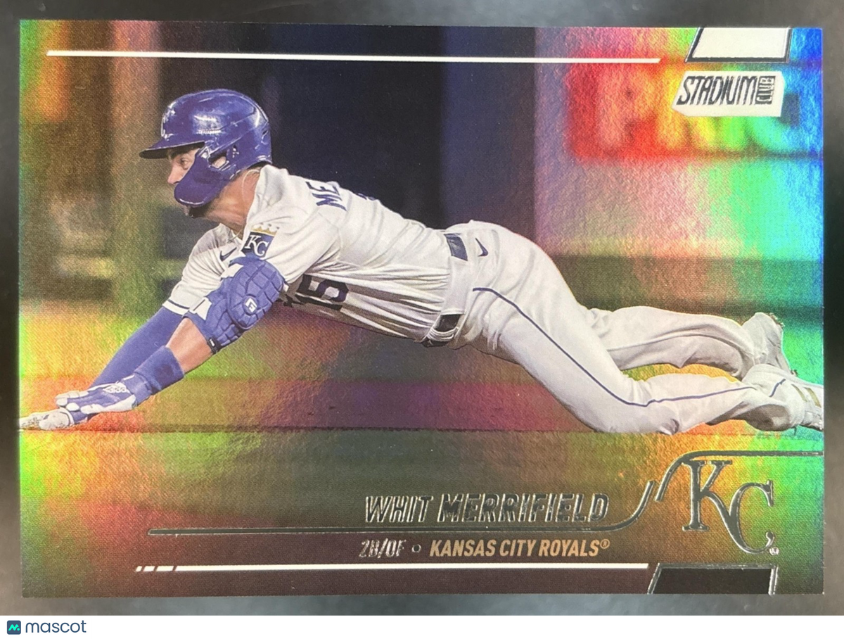 2022 Topps Stadium Club Foil Whit Merrifield #30 Kansas City Royals
