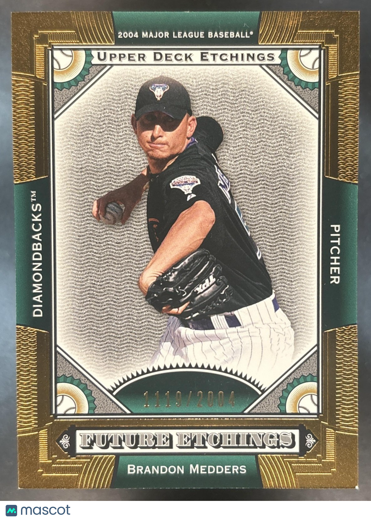2004 Upper Deck Etchings Brandon Medders /2004 #93 RC Arizona Diamondbacks