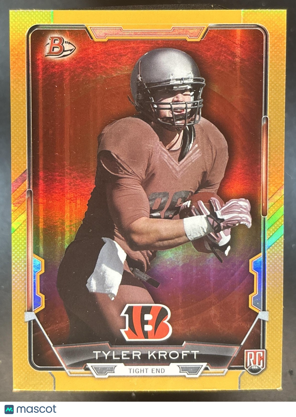 2015 Bowman Tyler Kroft Rookies Orange /299 #67 RC Cincinnati Bengals