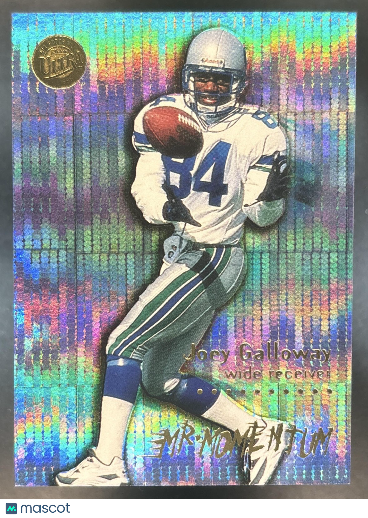 1996 Fleer Ultra Joey Galloway Mr. Momentum #7 Seattle Seahawks