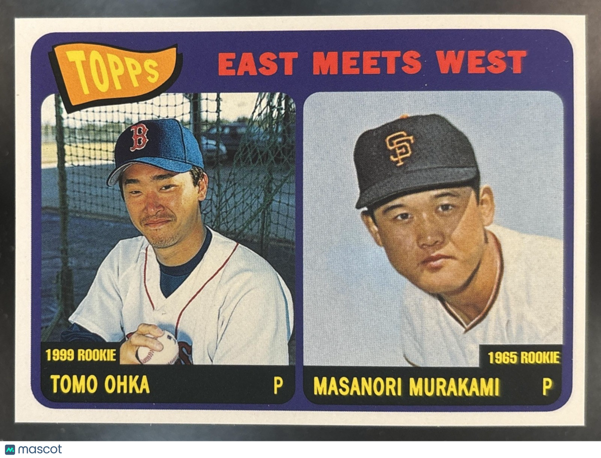 2002 Topps Tomo Ohka Masanori Murakami East Meets West