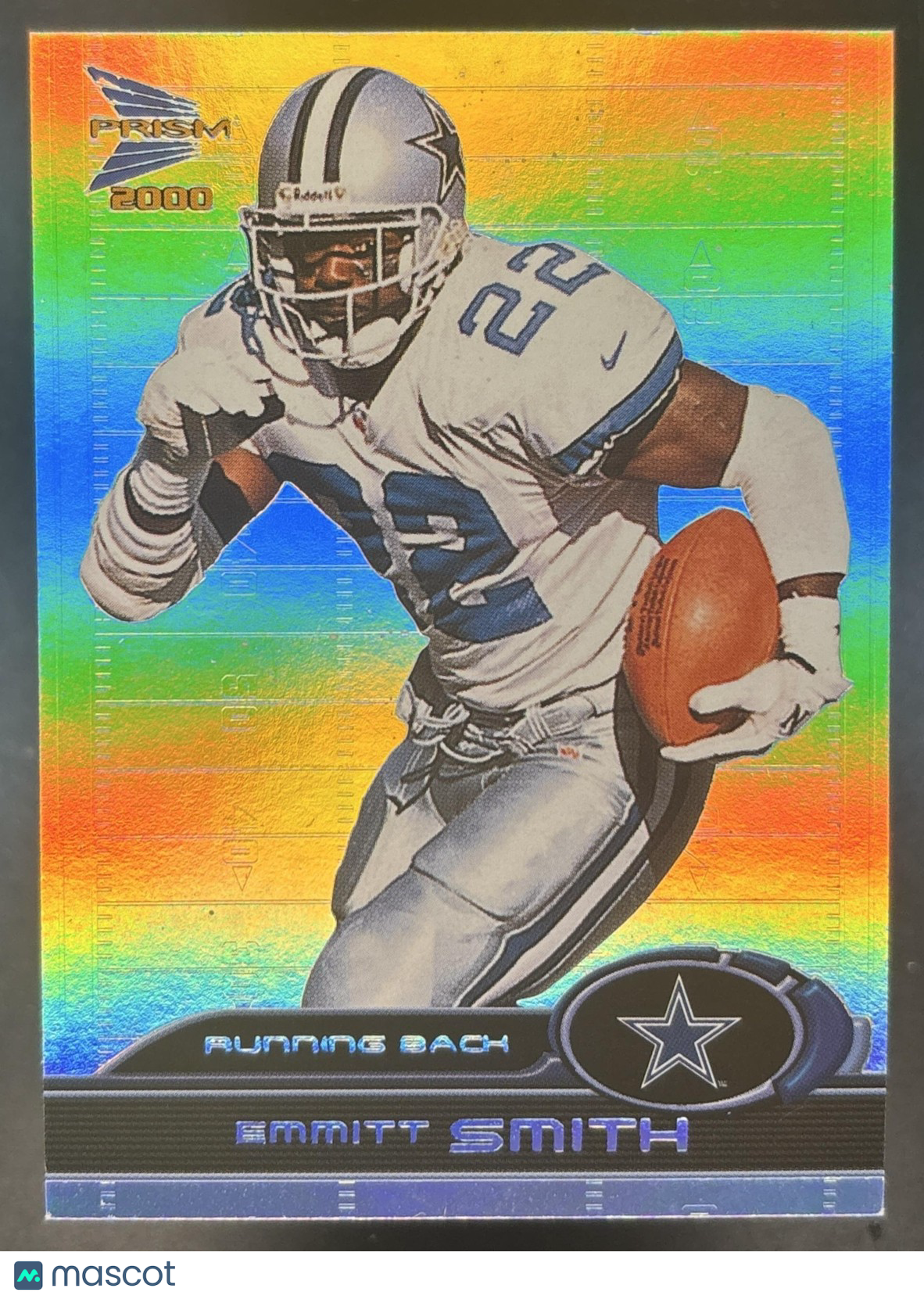 2000 Pacific Prism Prospects Emmitt Smith #27 Dallas Cowboys