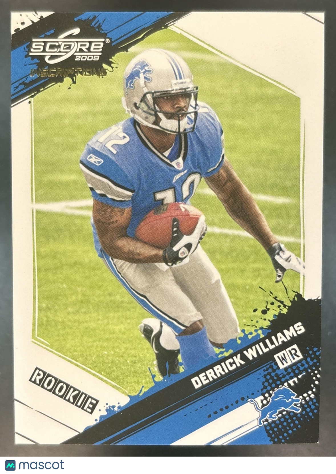 2009 Panini Score Inscriptions Derrick Williams /999 #334 RC Detroit Lions