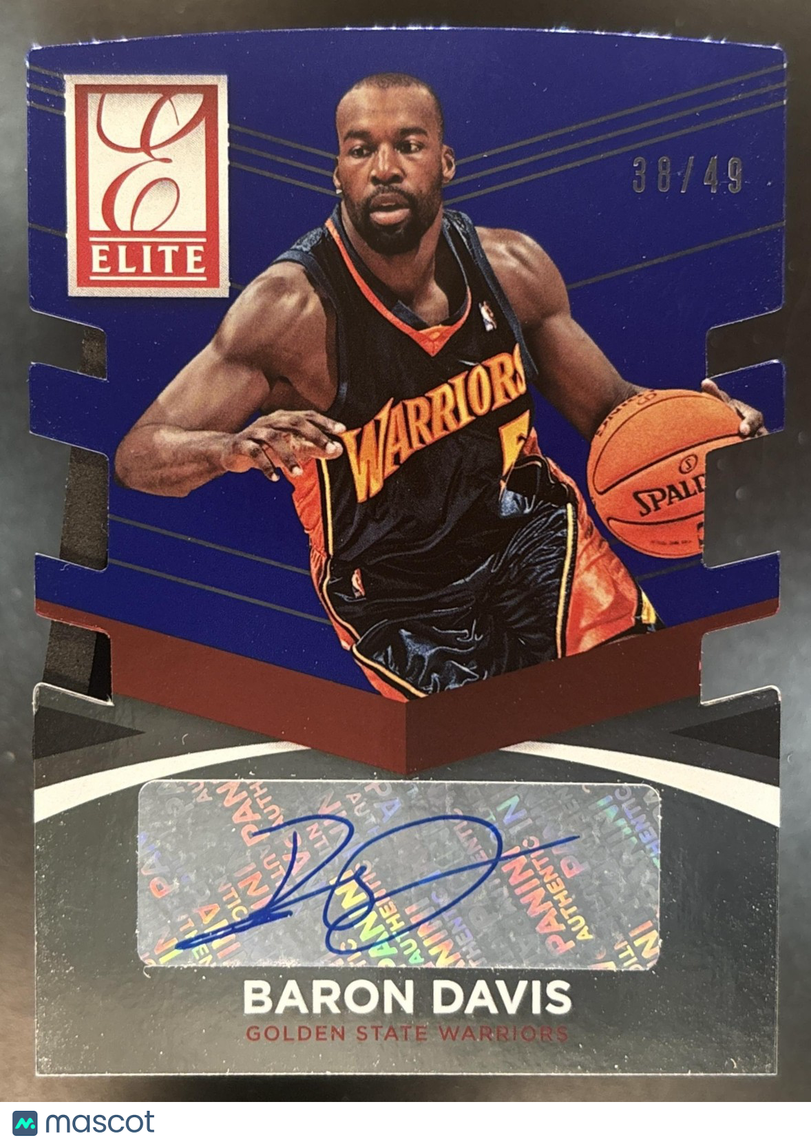 2014-15 Panini Donruss Baron Davis Elite Status Signatures Blue /49 #41 Auto