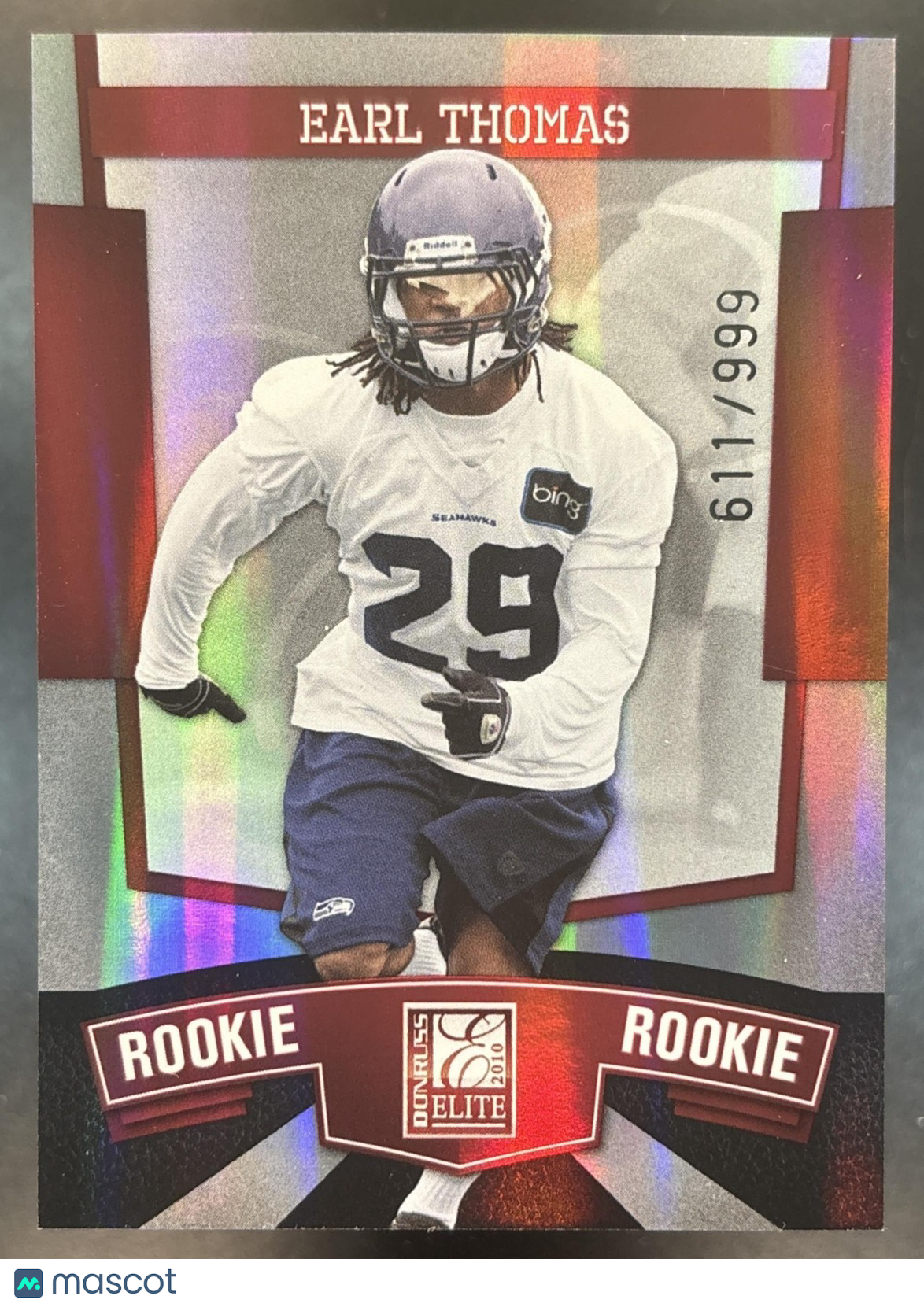 2010 Panini Donruss Elite Earl Thomas /999 #191 RC Seattle Seahawks