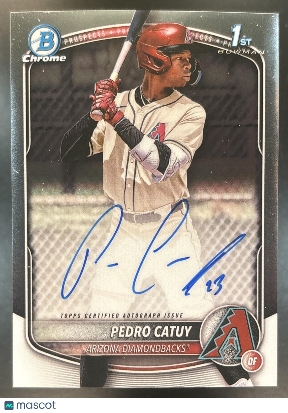 2025 Bowman Chrome Pedro Catuy Auto #CPA-PC 1st Prospect Arizona Diamondbacks