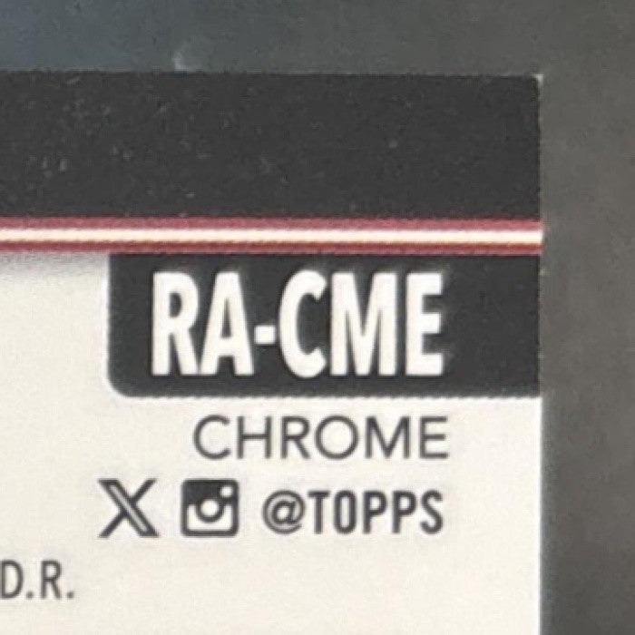 2025 Topps Chrome Cristian Mena Rookie Auto #RA-CME RC Arizona Diamondbacks