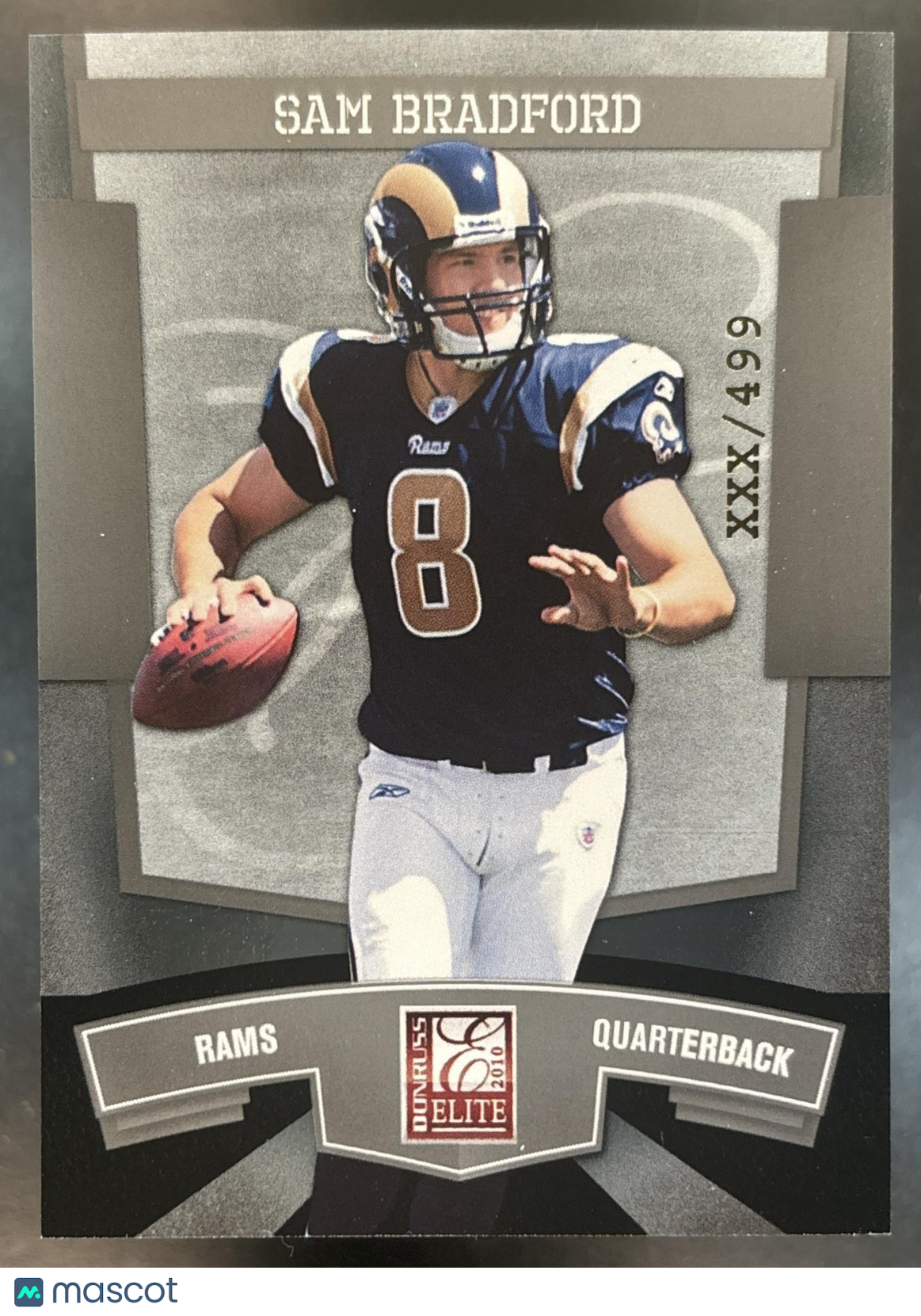 2010 Panini Donruss Elite National Convention Sam Bradford #17 xxx/499 Rams