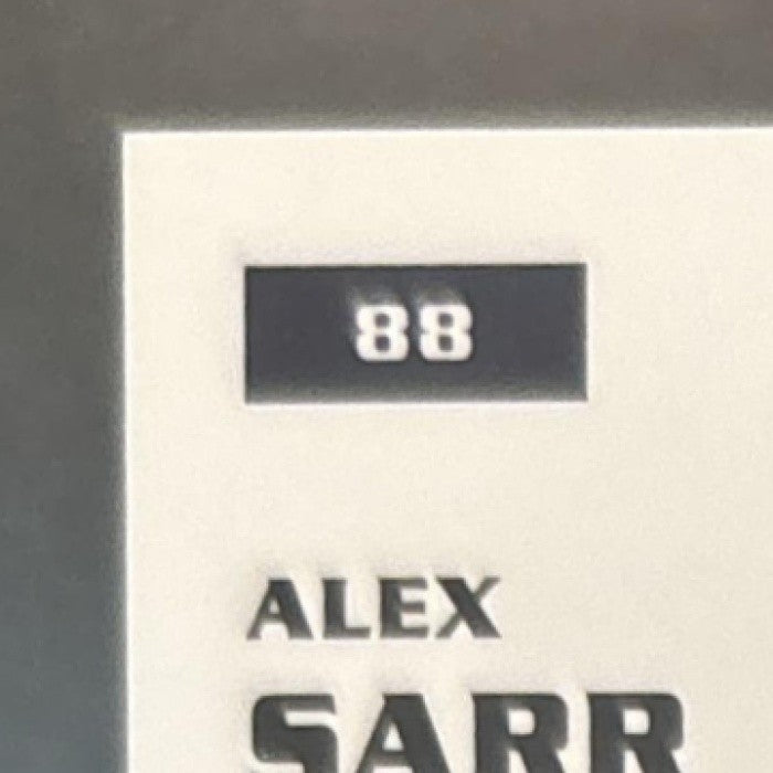 2025-26 Topps Pristine Alex Sarr Aqua Refractor /199 #88 Washington Wizards