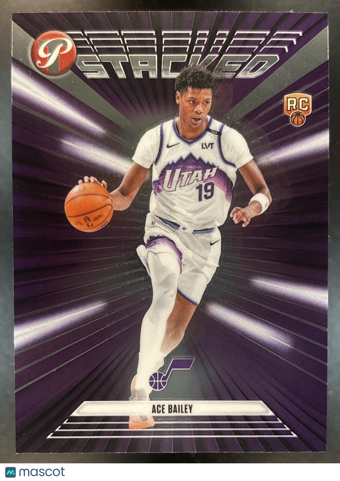 2025-26 Topps Pristine Ace Bailey Stacked #ST-6 RC Utah Jazz