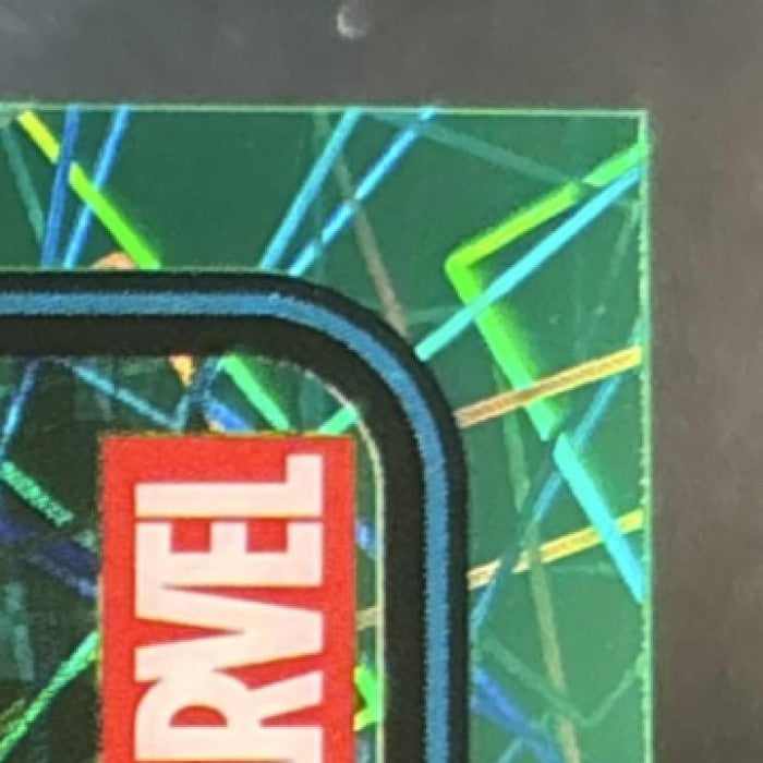 2025 Topps Chrome Marvel The Makers Hulk Green Lazer Refractor /99 #74