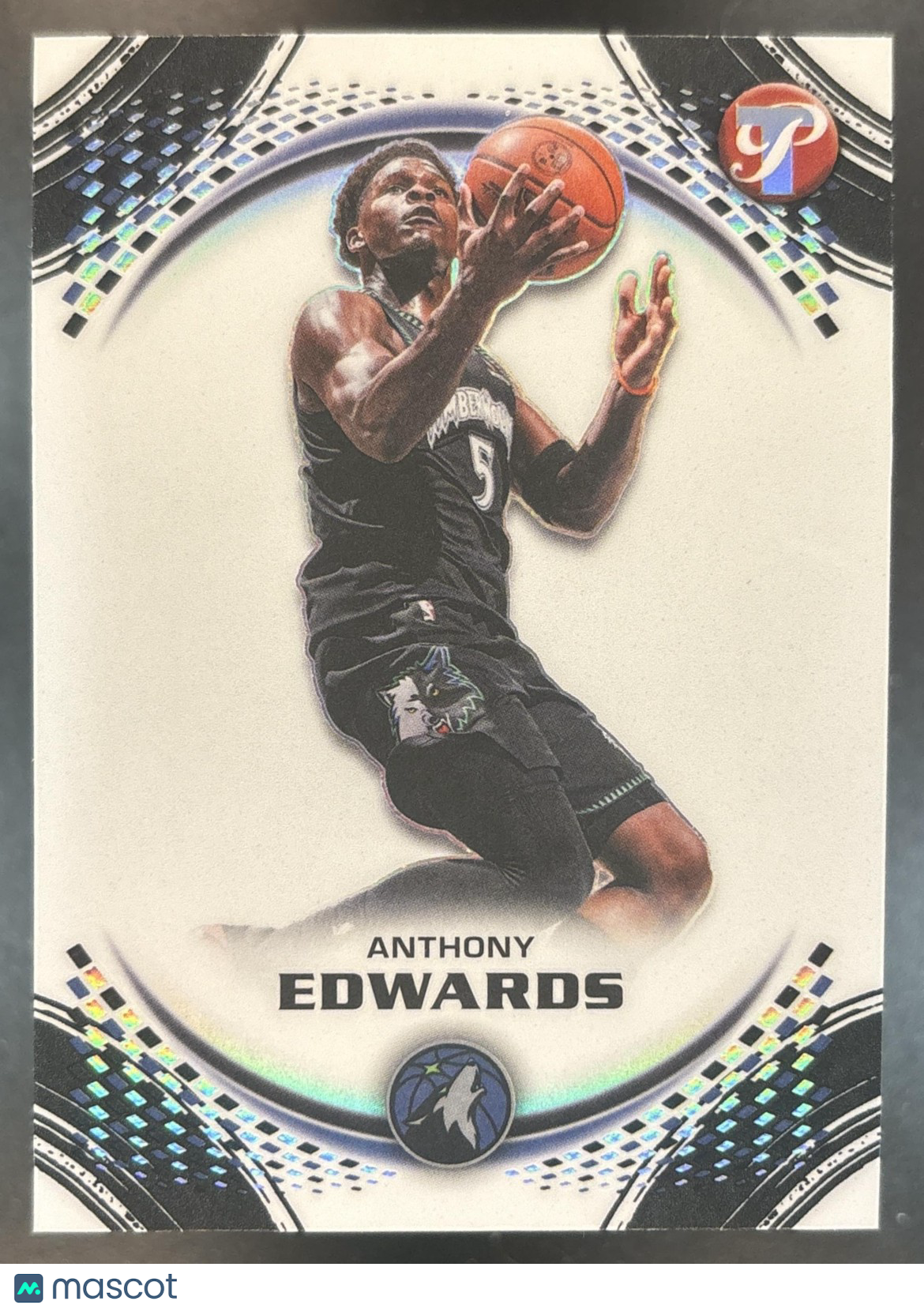 2025-26 Topps Pristine Anthony Edwards Refractor #52 Minnesota Timberwolves