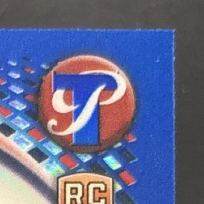 2025-26 Topps Pristine Will Riley Blue Refractor /75 #140 RC Wizards