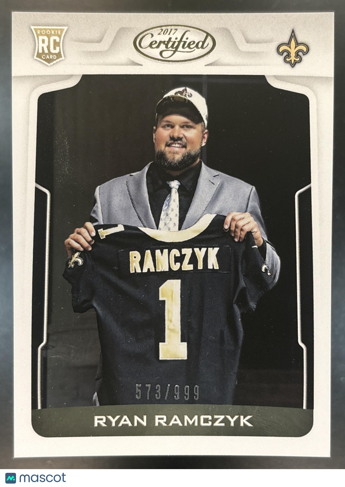 2017 Panini Certified Ryan Ramczyk /999 #171 RC New Orleans Saints