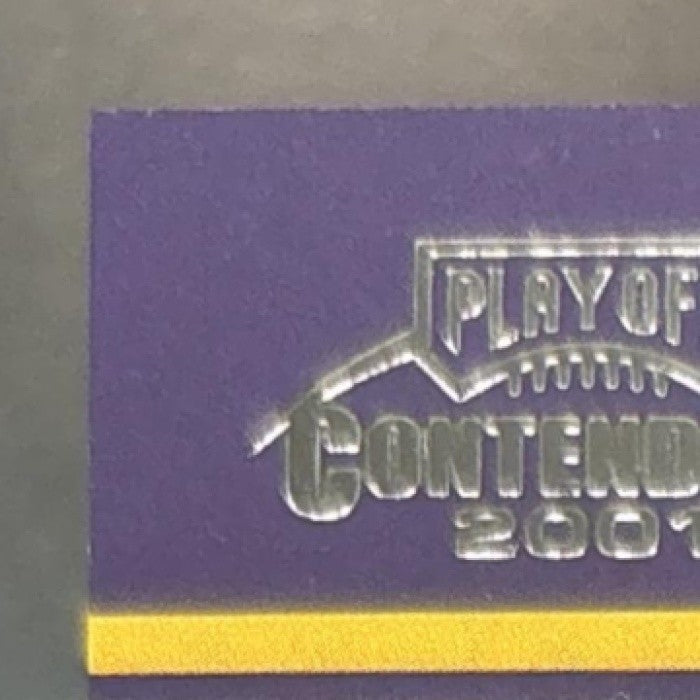 2001 Playoff Contenders Gary Baxter #129 RC Auto Baltimore Ravens
