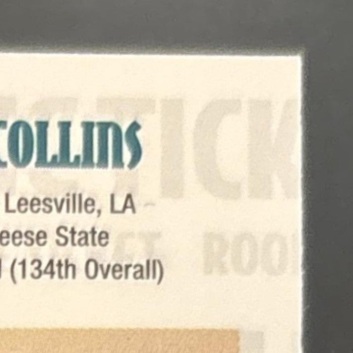 1999 Playoff Contenders SSD Cecil Collins #166 RC Auto Miami Dolphins