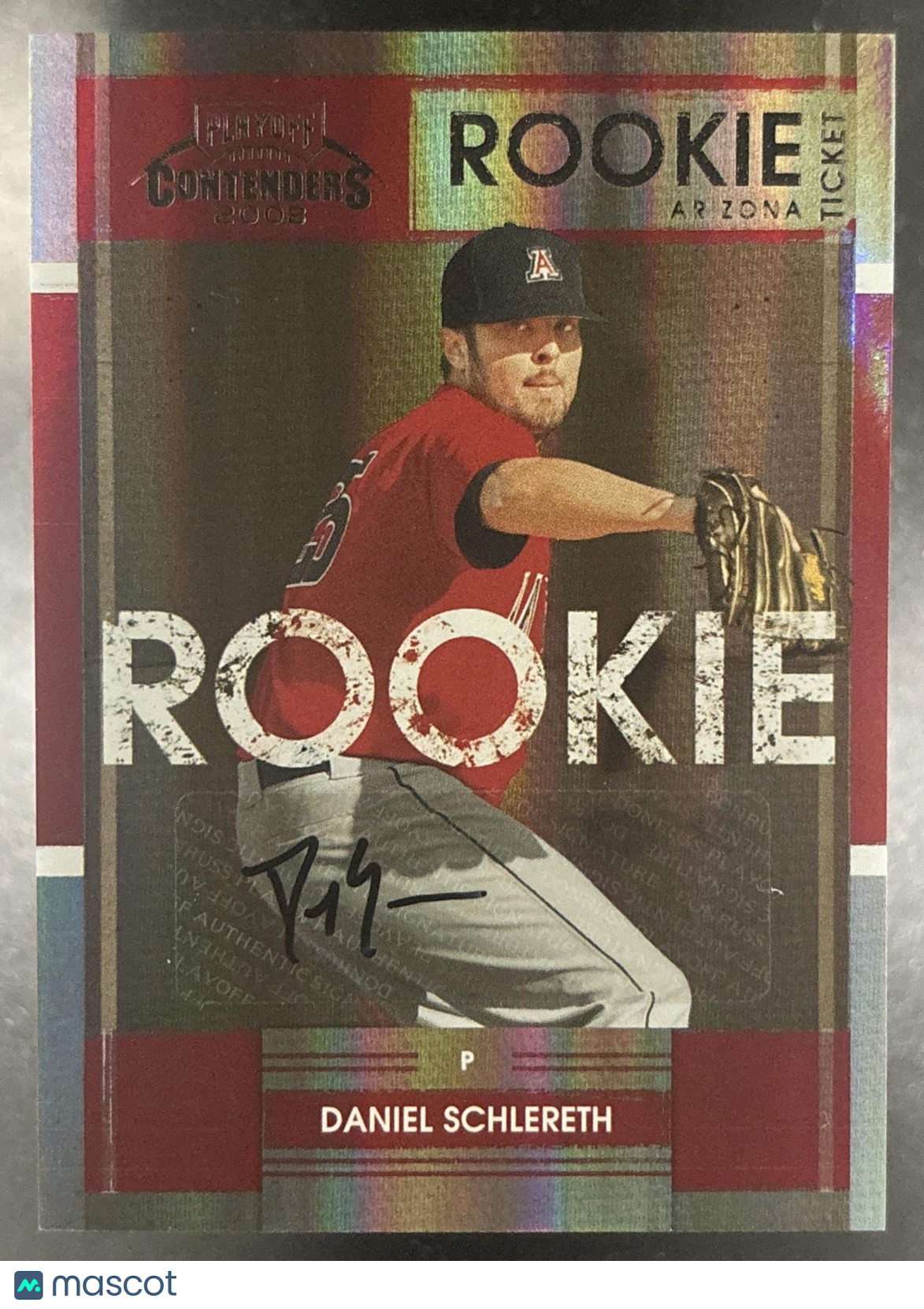 2008 Playoff Prime Cuts Daniel Schlereth Contenders Auto #10 Diamondbacks