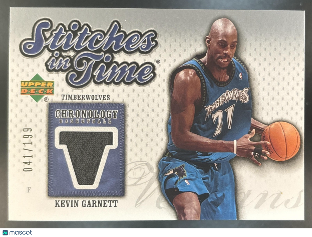2006-07 Upper Deck Chronology Kevin Garnett Stitches in Time GU /199 MEM