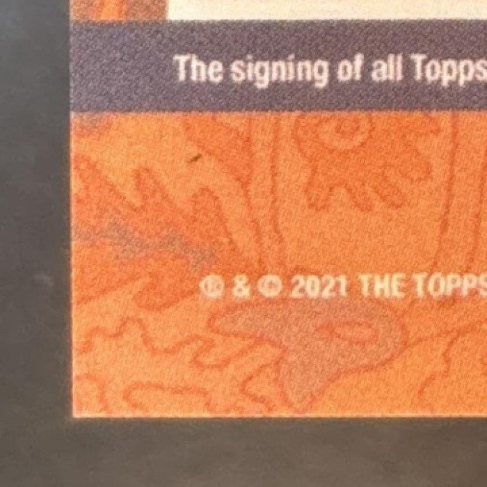 2021 Topps x Trevor Lawrence Auto Orange 49/99 #15-A RC