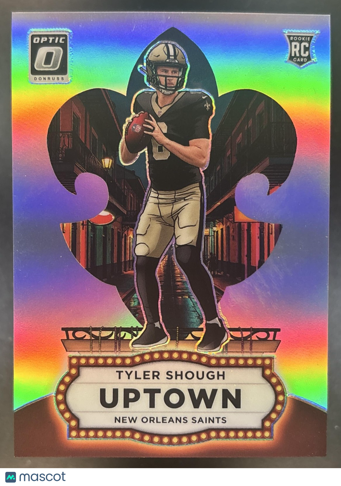 2025 Panini Donruss Optic Tyler Shough Uptown #24 RC SSP New Orleans Saints
