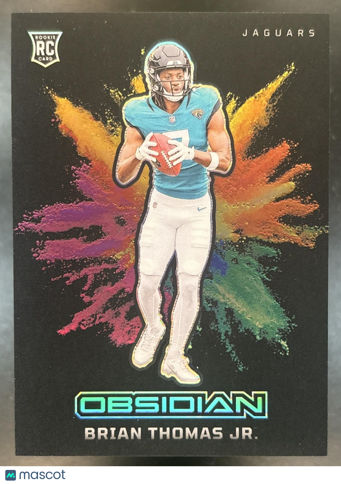2024 Panini Obsidian Brian Thomas Jr. Black Color Blast #10 RC Jaguars