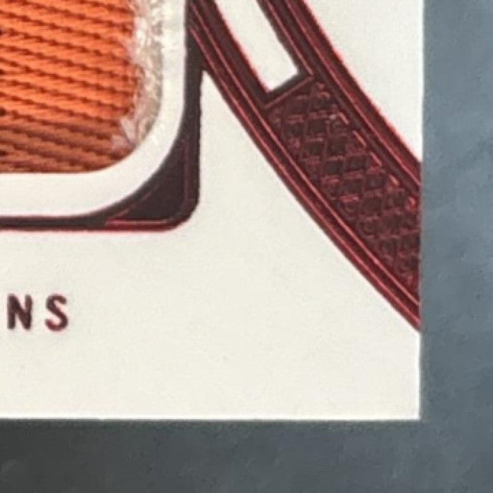 2024 Panini Flawless De'Von Achane Patches Ruby 15/15 #P-DAE MEM Miami Dolphins