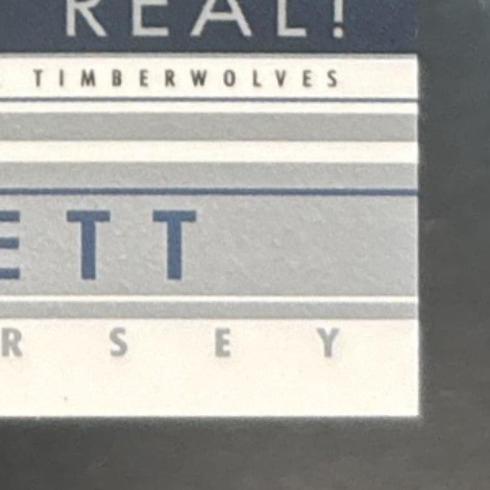 2002-03 Upper Deck Glass Kevin Garnett Get Real! MEM Minnesota Timberwolves