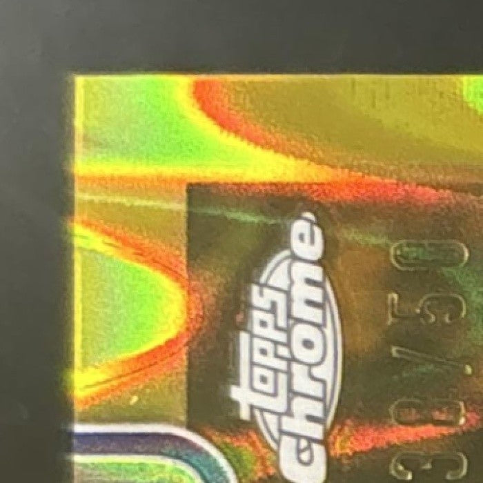 2025-26 Topps Chrome Update Tyrese Haliburton Gold Ray Wave /50 #18 Pacers
