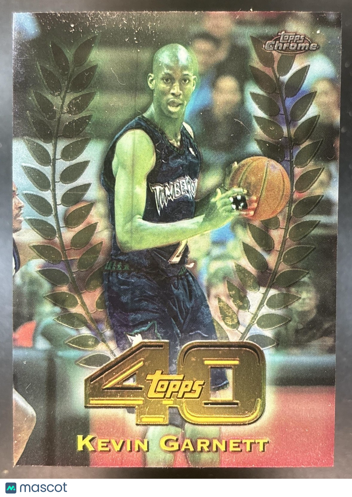 1997-98 Topps Chrome Kevin Garnett 40 #T40-11 Minnesota Timberwolves