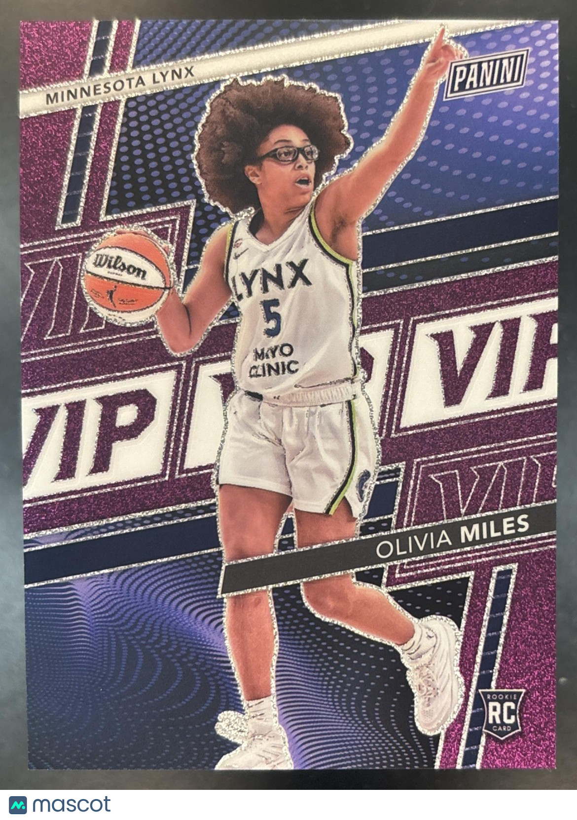2026 Panini NSCC Olivia Miles Gold Pack VIP Purple Ice /149 #RR-OM RC