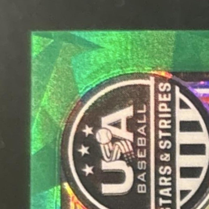 2026 Panini Stars and Stripes Prizm Gavin McMillan Green Ice /25 #111