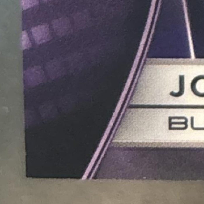 2025 Topps Chrome Black Josh Allen Purple /75 #12 Buffalo Bills