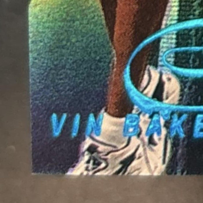 1996-97 Fleer Flair Showcase Vin Baker Row 2 Style #60 Milwaukee Bucks