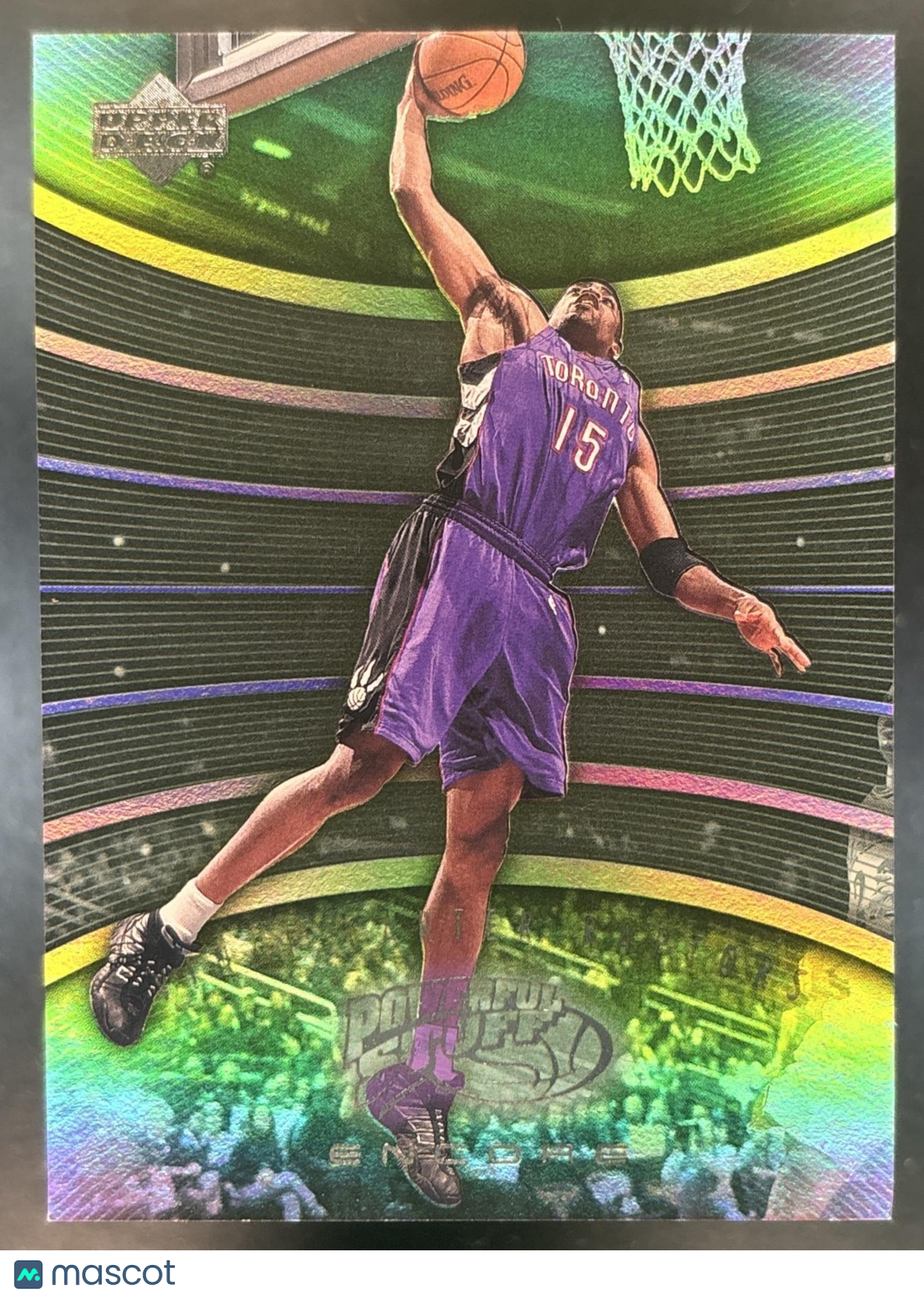 2000-01 Upper Deck Encore Vince Carter Powerful Stuff #PS7 Toronto Raptors