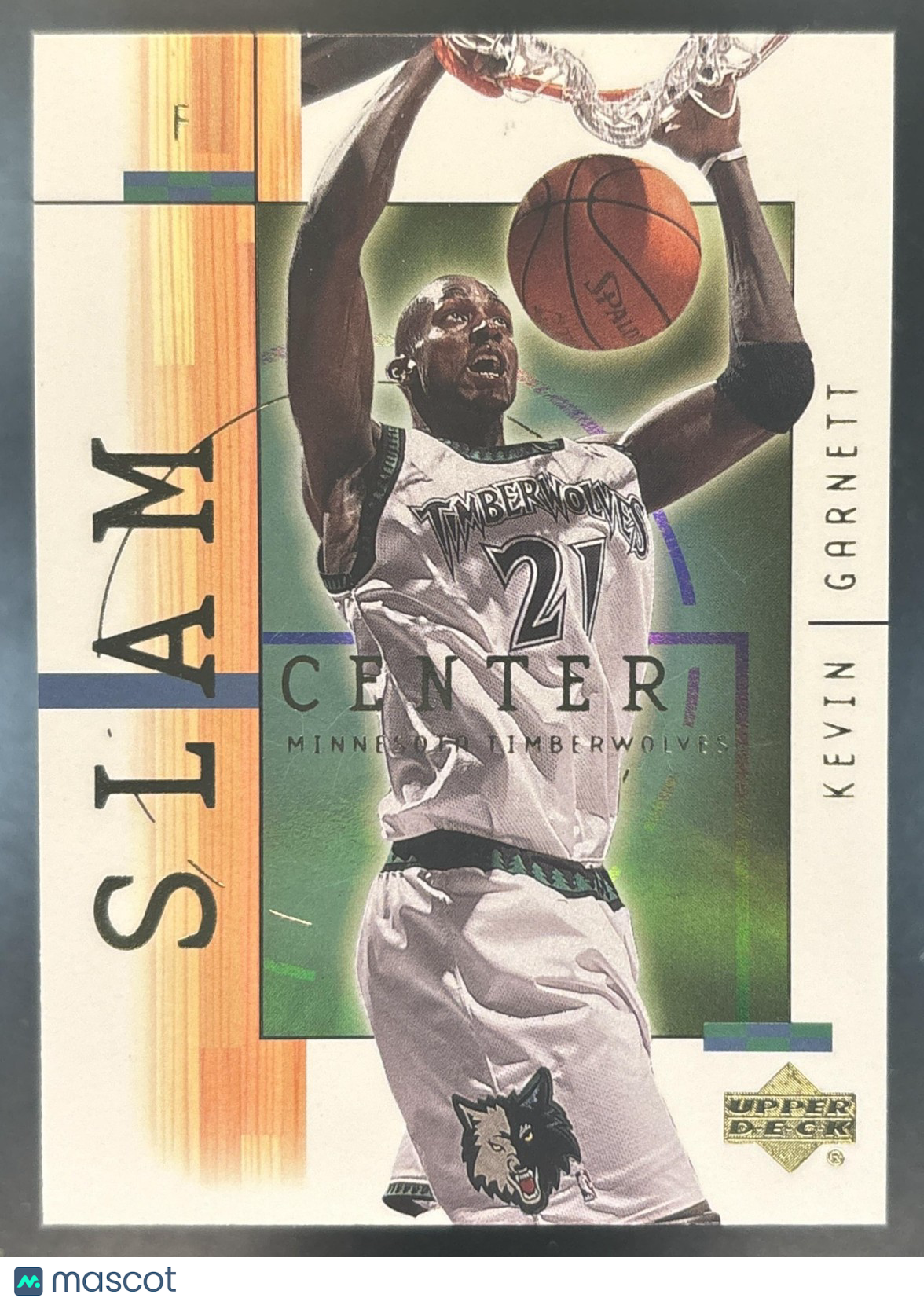 2001-02 Upper Deck Kevin Garnett Slam Center #SC12 Minnesota Timberwolves