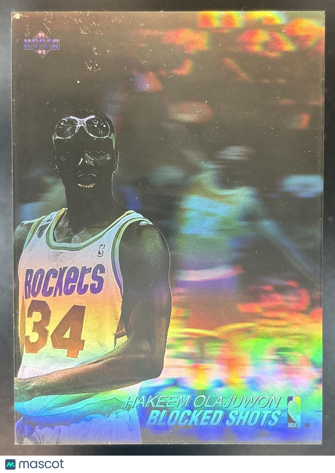 1991-92 Upper Deck Hakeem Olajuwon Award Winner Holograms #AW8 Houston Rockets