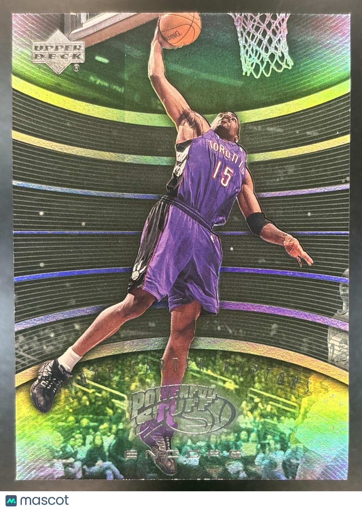 2000-01 Upper Deck Encore Vince Carter Powerful Stuff #PS7 Toronto Raptors