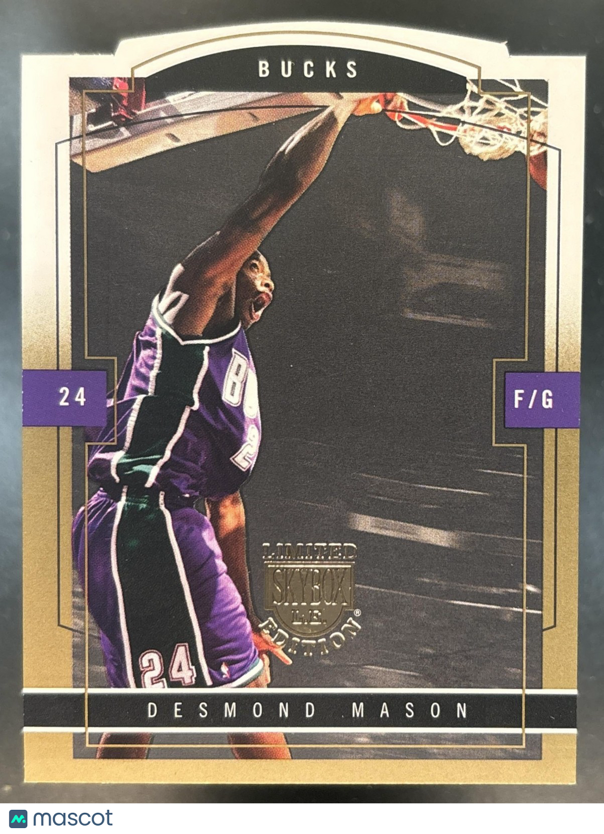 2003-04 Skybox LE Desmond Mason Gold Proofs /150 #91 Milwaukee Bucks