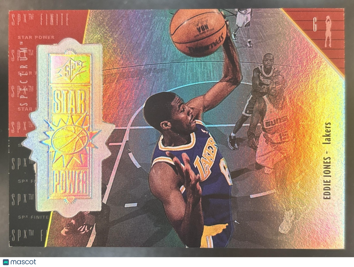 1998-99 SPx Finite Eddie Jones Spectrum /250 #101 Los Angeles Lakers