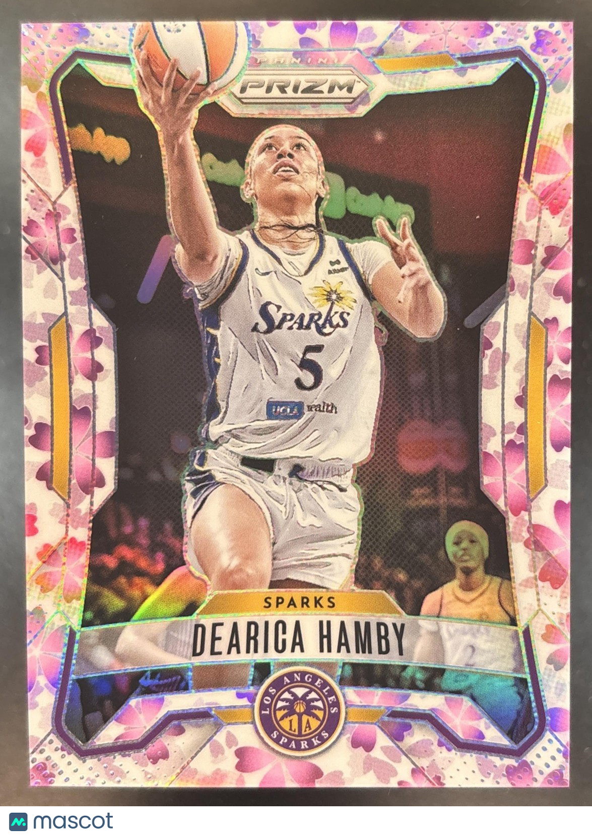 2026 Panini Prizm WNBA Dearica Hamby Cherry Blossom FOTL /20 #54 Los Angeles