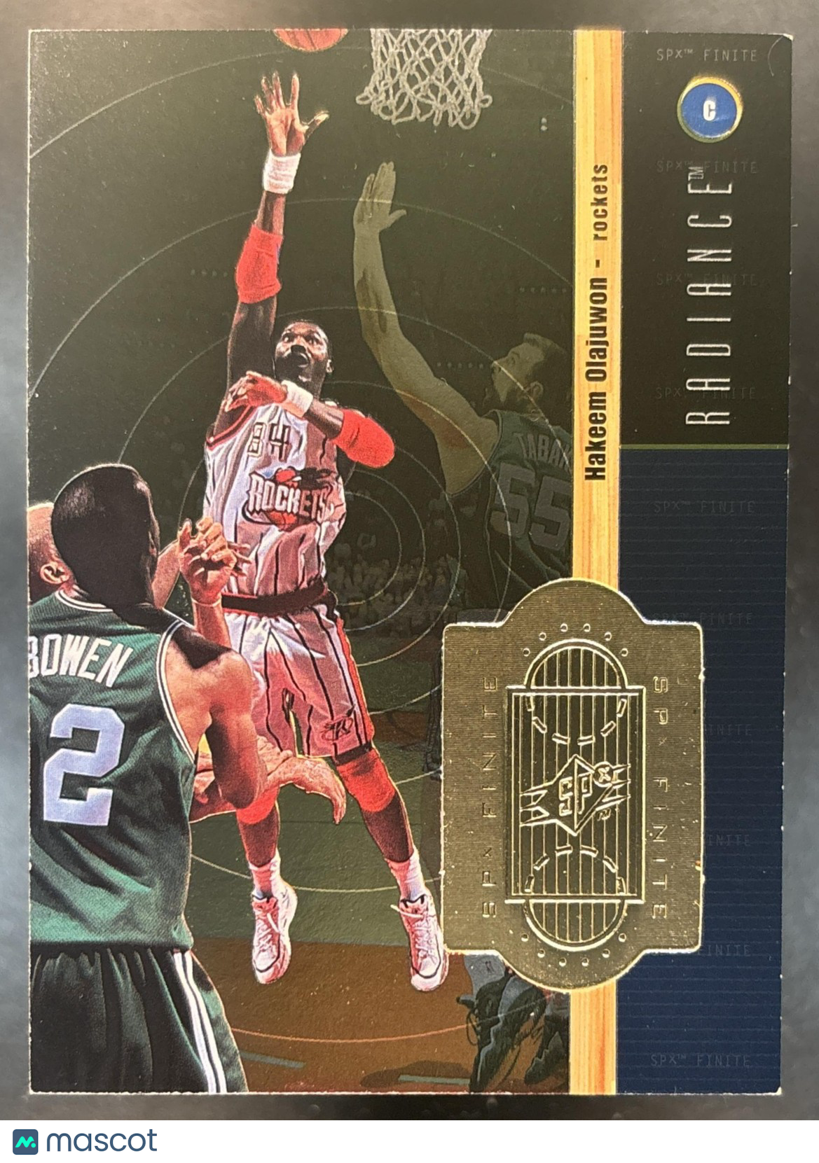 1998-99 SPx Finite Hakeem Olajuwon /5000 #2 Houston Rockets