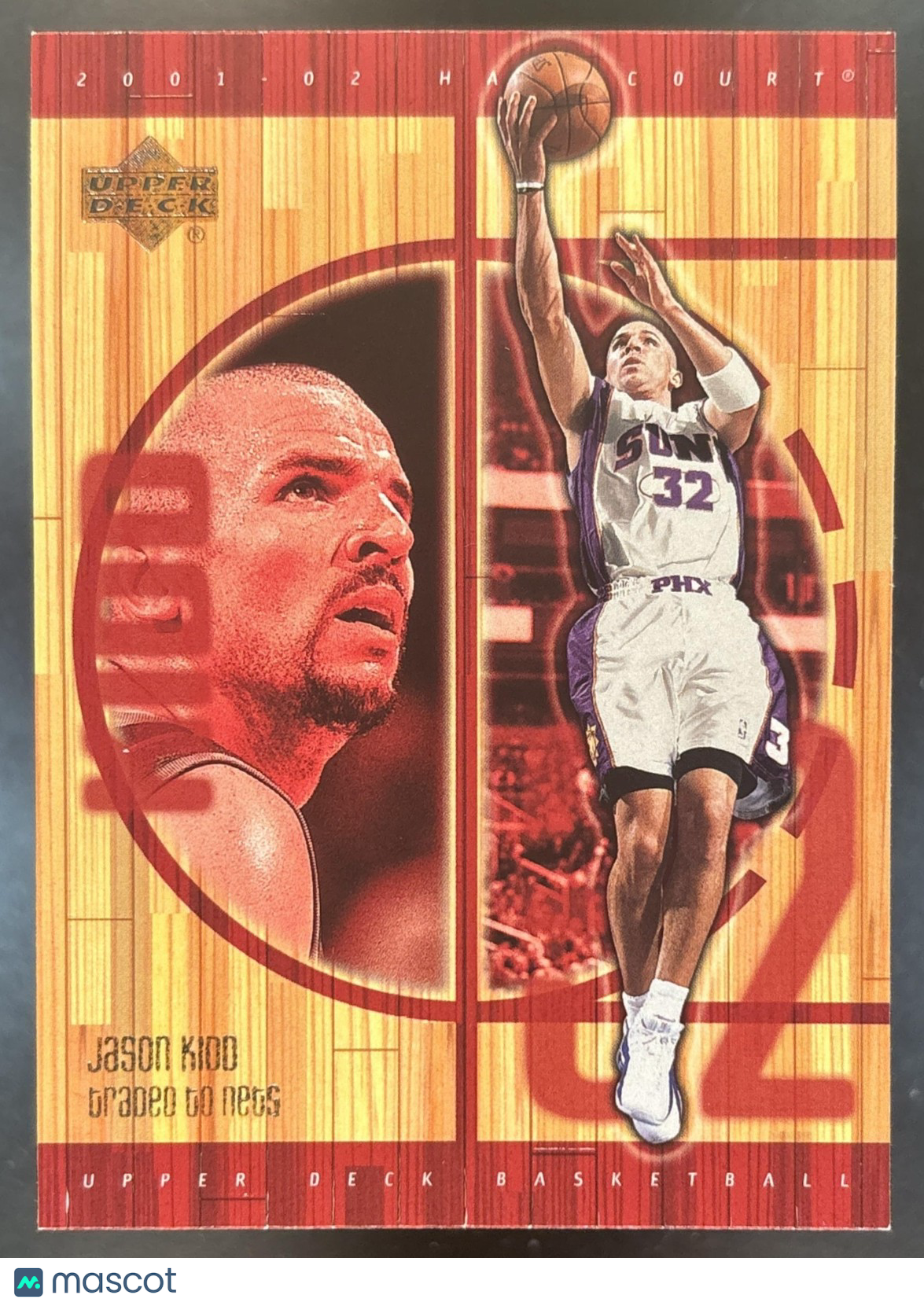 2001-02 Upper Deck Hardcourt Jason Kidd #52 New Jersey Nets
