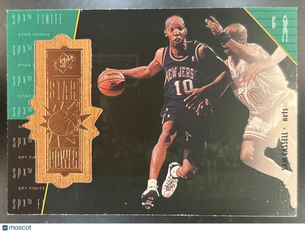 1998-99 SPx Finite Sam Cassell /5400 #119 New Jersey Nets