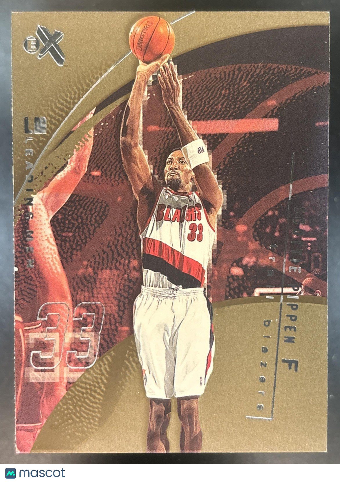 2001-02 Fleer E-X Scottie Pippen #97 Portland Trail Blazers