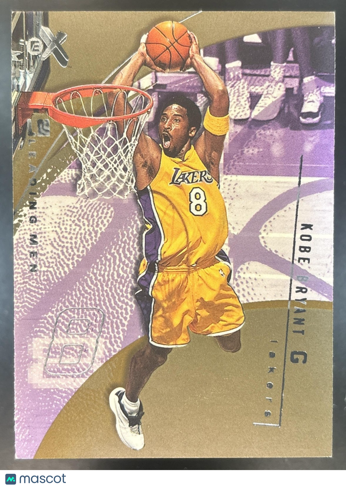 2001-02 Fleer E-X Kobe Bryant #92 Los Angeles Lakers