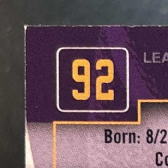 2001-02 Fleer E-X Kobe Bryant #92 Lakers
